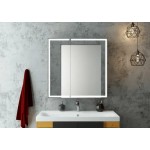 Зеркальный шкаф Континент Mirror Box LED черный МВК052 Зеркальный шкаф Континент Mirror Box LED черный МВК052